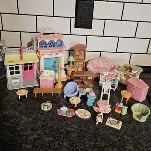 Fisher Price Loving Family Dollhouse Furniture Building Pig‎ Food Baby Kitchen